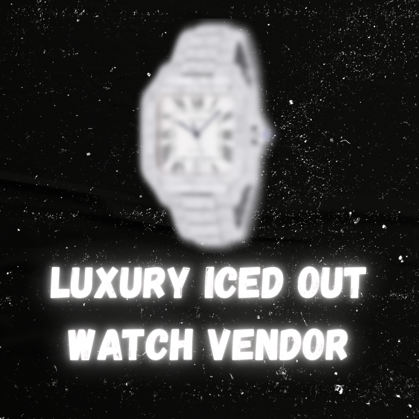 Iced out watch vendor