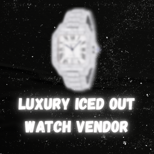 Iced out watch vendor
